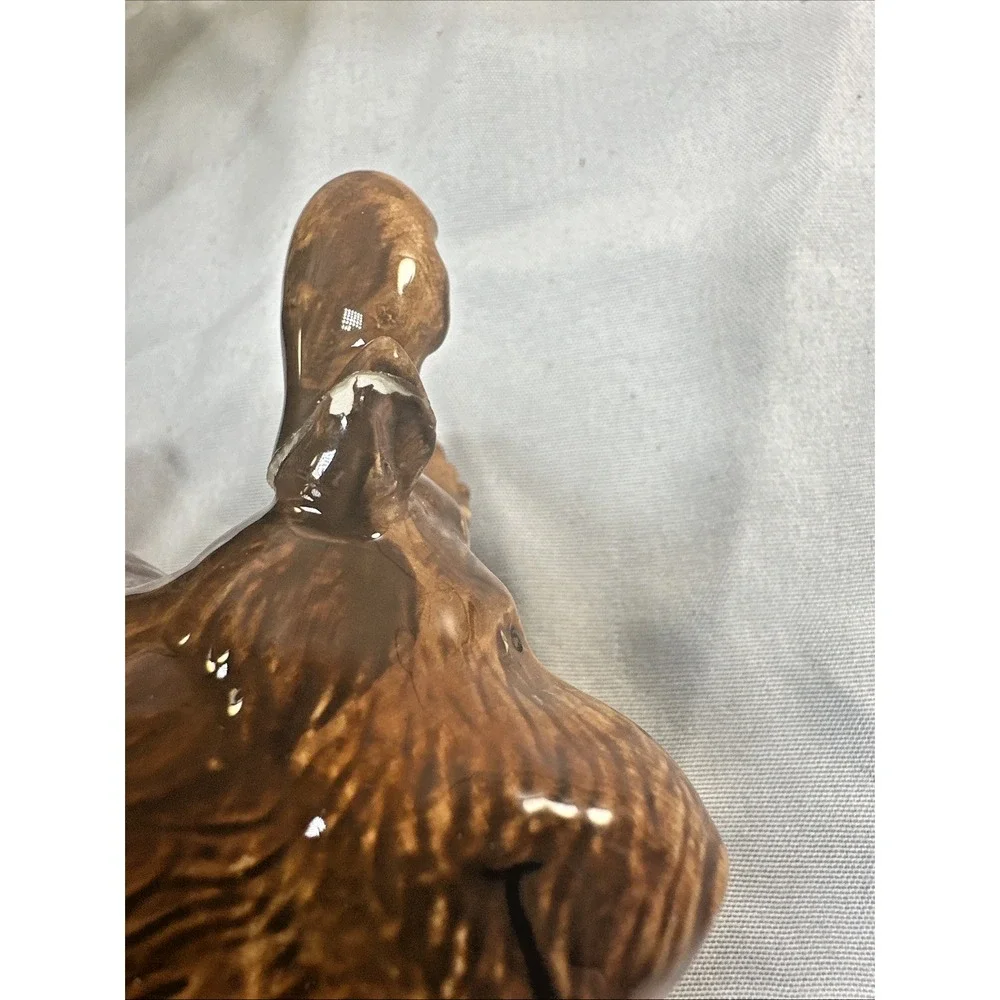 Set of 3 Vintage Holiday Time Ceramic Salt &Pepper Shakers Moose/Tree/Cabin Set